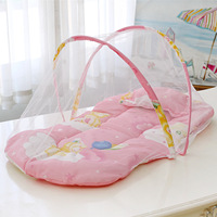 Moustiquaire pliable pour bébé, tente de lit en coton pour nouveau-né, installation facile, moustiquaire portable pour bébé