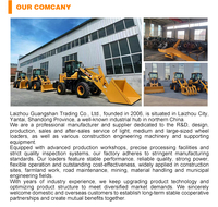Wheel Loader Tugas Berat 4 Ton untuk Konstruksi, Pertambangan, Tambang, Pembangunan Jalan, Mesin Diesel 135kW Langsung dari Pabrik