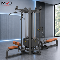 Equipo de Entrenamiento de Fuerza Comercial: Máquina de Gimnasio Multifuncional de 4 Estaciones