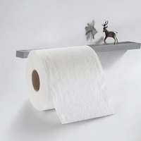 Papier toilette de Noël Nanbo Premium Strong, imprimé rennes et flocons de neige, en pâte de bois vierge douce, 1 pli, paquet de 10 rouleaux, Guangdong