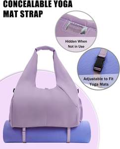 Free sample New Designer Women's <b>Gym</b> <b>Bag</b> for Yoga and Fitness Dry and Wet Separation Tote Duffel Waterproof <b>Sports</b> Racket <b>Bag</b> - Product Image 3