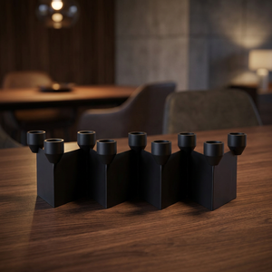 Portavelas de Hierro Zig-Zag de Alta Calidad y Durabilidad, Adorno Decorativo para Interiores del Hogar, Centros de Mesa para Bodas y Colección de Regalos - Product Image 6