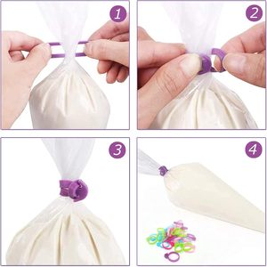 A-57 Vente en gros de attaches <span class=keywords><strong>pour</strong></span> poches à douille en silicone réutilisables <span class=keywords><strong>pour</strong></span> la décoration de gâteaux et pâtisseries - Product Image 3