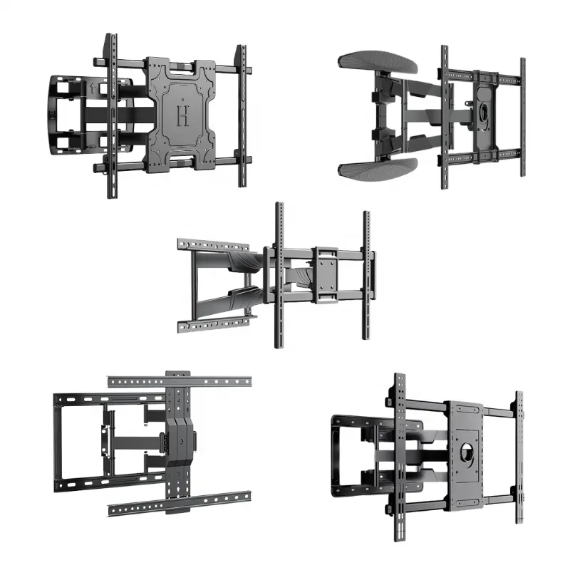 Универсальный держатель подставки для телевизора, выдвижной ЖК-монитор с плоским экраном, плазменный поворотный настенный кронштейн для телевизора