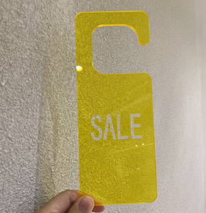 Fabrikanten Groothandel Acryl Hanger S Hanger Voor Kleding Bedrukt Promotionele Verkoop Logo Hanger - Product Image 4