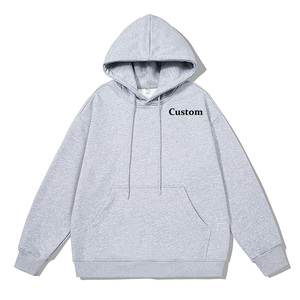 Sweat-shirt à capuche en molleton surdimensionné pour homme personnalisé 2026, sweat-shirt long en coton, sweat-shirt streetwear avec service, nouveau design - Product Image 3