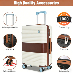 Maleta de Viaje Clásica con Ruedas Giratorias de 360 Grados, Carcasa Rígida de ABS, Apertura Frontal, Candado TSA, para Estudiantes y Jóvenes - Product Image 2