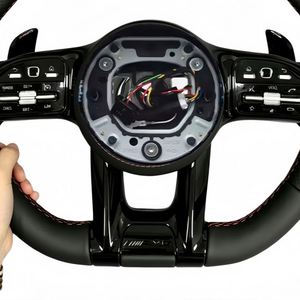 Expédition rapide Volant en fibre de carbone personnalisé pour Mercedes Benz AMG B C <span class=keywords><strong>E</strong></span> S G <span class=keywords><strong>CLASS</strong></span> GT W166 W213 W217 W222 W223 W221 W463 - Product Image 3