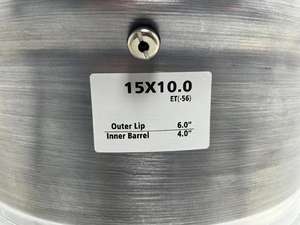 Rueda Forjada de 3 Piezas 15X12.0 ET-82 5X114.3 3.31 Pulgadas de Espacio Trasero Línea Central Autodrag <span class=keywords><strong>Convo</strong></span> Pro Línea Central Auto Drag Ruedas de Aleación - Product Image 4