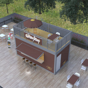 Contenedor Prefabricado Modular Móvil de Acero de 40 pies, Estilo Cristal, para Cafetería, Restaurante, Tienda de Café, Dormitorio, Oficina, Edificio, Casa en Venta - Product Image 3