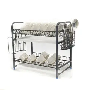 Custom Logo China Supplier Adjustable Dish Drying Rack Over Sink Roll Up Dish Drying Rack Stainless