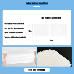 Feuilles assouplissantes pour sèche-linge en fibres de bois 100 % naturelles, non parfumées, pour la <span class=keywords><strong>lessive</strong></span>, vente en gros - Product Image 5