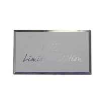 Miroir lisse gravé métal marque Logo étiquette plaque signalétique SS aluminium alliage de zinc produit de personnalisation