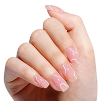 Kit de vernis gel UV style français à marque privée, plusieurs couleurs, non toxique, à retirer par trempage, pour usage professionnel et DIY, fournitures pour ongles
