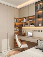Ensemble de meubles de salon modernes en bois écologiques conçus sur mesure pour enfants, comprenant lit, bureau, bibliothèque, armoire - Hôpital, Hôtel
