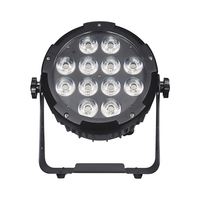Projecteur LED PAR d'extérieur étanche rechargeable 12x18W RGBW UV alimenté par batterie WIFI, projecteur LED plat PAR pour fête