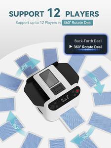 Machine automatique <span class=keywords><strong>de</strong></span> distribution et <span class=keywords><strong>de</strong></span> mélange <span class=keywords><strong>de</strong></span> cartes pour le poker/Texas Hold'em/Guandan/Dou Dizhu - Dispositif intelligent <span class=keywords><strong>de</strong></span> mélange rapide - Product Image 4