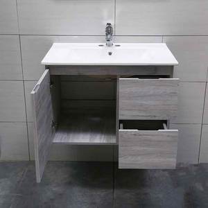 خزانة حمام مخصصة مع حوض غسيل وسطح رخامي صلب - Product Image 2