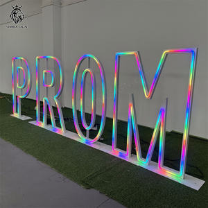 Световая вывеска Simba Sign Party & Holiday Supplies, <span class=keywords><strong>3</strong></span>, 4, 5, 6 футов, со стальным каркасом, неоновая буква-вывеска, товары для вечеринок, для выпускного вечера 2026 года - Product Image 5