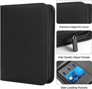 QY PP Card Sleeves 9 Pocket Binder Collectible Card Waterproof Binder Transparent Card Protector - Product Image 5