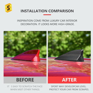 Наружные аксессуары из натурального углеродного волокна, универсальная декоративная антенна из углеродного волокна для <span class=keywords><strong>Mazda</strong></span> Axela CX-<span class=keywords><strong>3</strong></span> CX-4 CX-5 CX-8 - Product Image 5