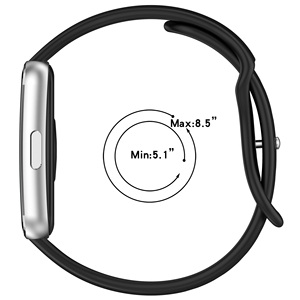 BEEFLYPOWER Nuovo Cinturino in Silicone alla Moda con Fibbia a Farfalla per <span class=keywords><strong>Huawei</strong></span> <span class=keywords><strong>Band</strong></span> 11/11 Pro, Braccialetto Sportivo Portatile - Product Image 4