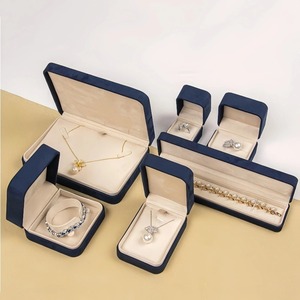 Velvet Bangle Jewelry <b>Box</b> Custom Logo <b>Bracelet</b> Case Travel Storage Organizer <b>for</b> Necklace <b>Gift</b> Packaging - Product Image 2