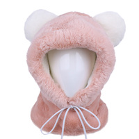 Gorro de invierno para montar al aire libre, gorra de esquí a prueba de frío, máscara facial cálida, gorro de piel para invierno
