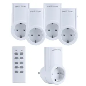 Remote Control Socket EU Smart Plug Home RF Radio Controlled Remote Control Socket