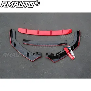 ชุดแต่งรอบคันสำหรับ Nissan Altima Teana ปี 2019-2021 สปอยเลอร์กันชนหน้า สีดำเงา ลายเส้นแดง-แดง สไตล์สปอร์ต  ลิปกันชนหน้า  อุปกรณ์ตกแต่งรถยนต์ - Product Image 4