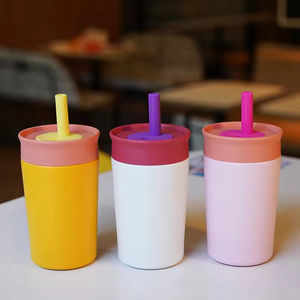 Gobelet isotherme pour enfants avec logo personnalisé, 12 oz, trois couches isolantes, tasse à café thermique, bouteille d'eau portable en acier inoxydable avec couvercle - Product Image 2