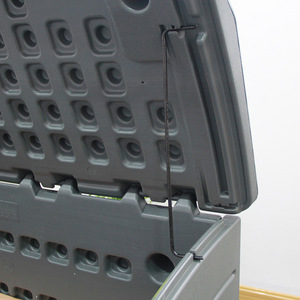 Hmtpc Outdoor Plastic Storage Box Large Waterproof Rectangle <b>Bin</b> For Home Garden Use - Product Image 2
