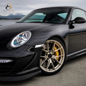 Llantas de aleación forjadas en oro, ultraligeras, cóncavas y profundas, de 18, 19 y 20 pulgadas, 5x114.3, 5x120, para autos Mustang S550, WRX STI, Porsche <span class=keywords><strong>911</strong></span> GT3 - Product Image 4