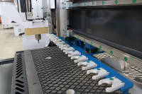 Enrutador CNC de madera totalmente automático, multifunción, tallado/grabado/fresado de corte para componentes de bomba de Motor de núcleo de mármol, 2 unidades