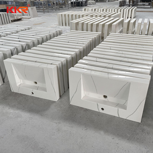 Bồn Rửa Mặt Rắn Trắng Tinh Khiết Kingkonree, Bồn Rửa Tay/Bồn Rửa <span class=keywords><strong>Mini</strong></span> - Product Image 4