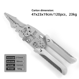 Multi Electrician Pliers, 5-in-1 <b>Wire</b> Bending <b>Stripper</b>&28-in-1 Multi <b>Wire</b> Stripping Crimping Cutting <b>Electrical</b> Wiring Repair - Product Image 4