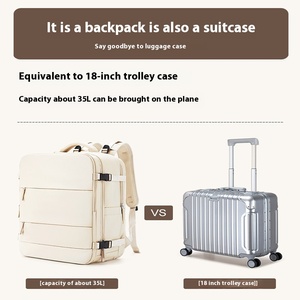 Unisex Cross-Border Casual Backpack Large Capacity Fashionable Oxford Material Zipper Waterproof Business Travel Cosmetics <b>Bag</b> - Product Image 2