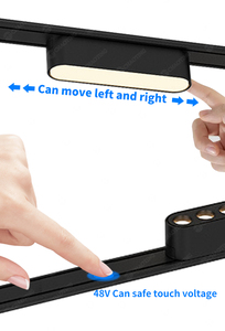 Thông Minh Tuya Ziggbe Không Dây Lõm Đường Sắt Nam Châm Ánh Sáng 6W 12W 24V 48V Tuyến Tính Hệ Thống Có Thể Điều Chỉnh Siêu Mỏng <span class=keywords><strong>LED</strong></span> Từ Theo Dõi Đèn - Product Image 6