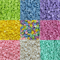 1000g de blocs de construction en forme de cœur faits à la main, fleurs, compatibles MOC, remplissage souple pour plantes, accessoires d'assemblage de scènes