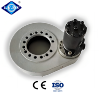 Boîtier fermé de moteur hydraulique d'entraînement de pivotement WEA9 pour des industries agricoles de machines de construction roulements d'orientation de rouleau croisé