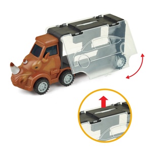 Set Gioco Camion Trasporto Dinosauri con Ruote Libere, Veicolo Giocattolo con Figure di Dinosauri - Product Image 3