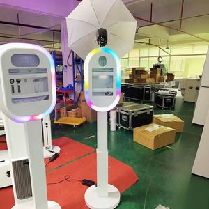 Salsa iPad DSLR fotomatón con estuche espejo ovalado para divertirse fiesta boda selfie máquina iPad photobooth kisok para evento - Product Image 1