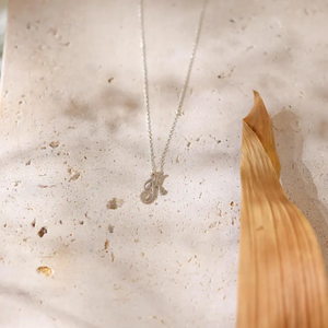 Custom <b>Initial</b> Letter Pendant Sterling Silver Plated Moissanite Minimalist Unisex Charms Daily Wear Personalized Design - Product Image 6