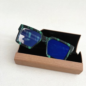 Gafas de alta gama para mujer, gafas fotocromáticas antiluz azul, ordenador, millonario, de gran tamaño, negras, gruesas, lunetas, photogray Bleu - Product Image 5