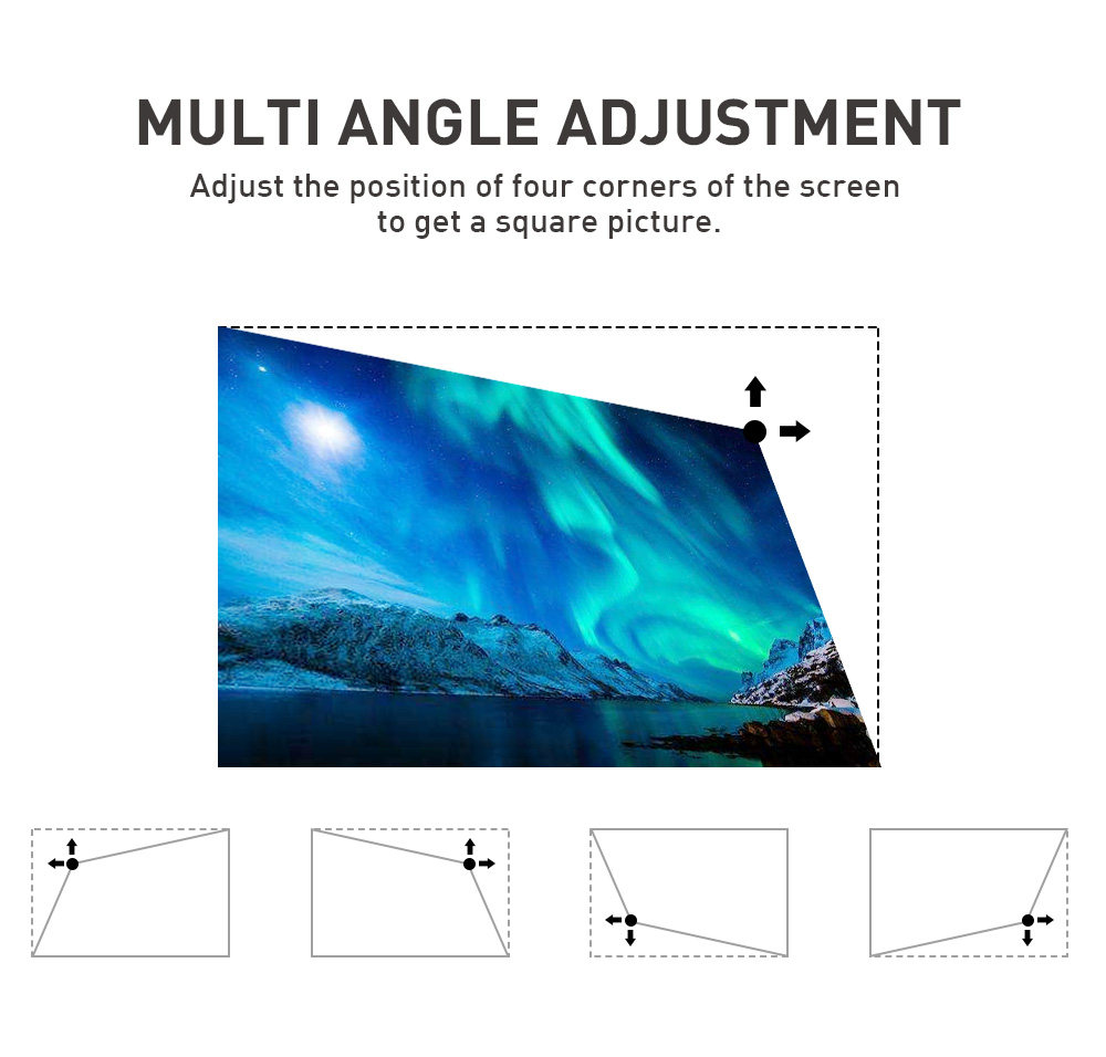 Cheap 4k HD 1080p dlp projector full Color LED Video Movie Projector mini laser projector 4K