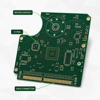 Fabrication de cartes mères Superchip PCBA 40 couches, HDI toutes couches, carte Megtron haute performance, ENIG ENEPIG, certifiée ISO 9001, données haute vitesse