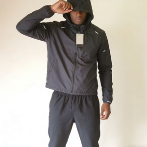 Nouveau sweat à capuche <span class=keywords><strong>zippé</strong></span> en molleton technique pour <span class=keywords><strong>homme</strong></span> avec logo personnalisé, ensemble <span class=keywords><strong>pull</strong></span> thermique grande taille 3 panneaux en polyester imprimé tendance pour <span class=keywords><strong>homme</strong></span> - Product Image 2