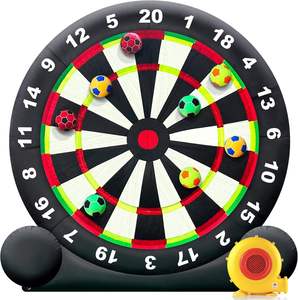 Trẻ em vui vẻ trò chơi ngoài trời cho thuê trò chơi giá rẻ bóng đá phi tiêu <span class=keywords><strong>Board</strong></span> Oxford vải Inflatable bóng đá phi tiêu cho World Cup quảng cáo - Product Image 1