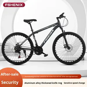 Bicicletas de Montaña de Alta Calidad con Cuadro de Acero de Alto Contenido de Carbono, 21 Velocidades, para Adultos, con Frenos de Disco Dobles, Ruedas de 24/26 Pulgadas, Venta al Por Mayor de Fábrica - Product Image 3