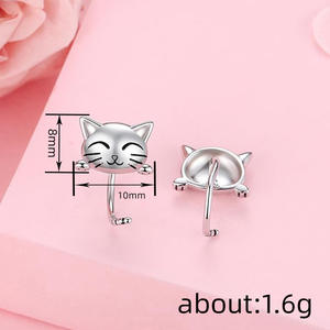 Crochets muraux mignons en forme de chat, blancs et dorés, résistants à la rouille, pour l'organisation et le rangement dans la salle de bain et la cuisine - Product Image 5